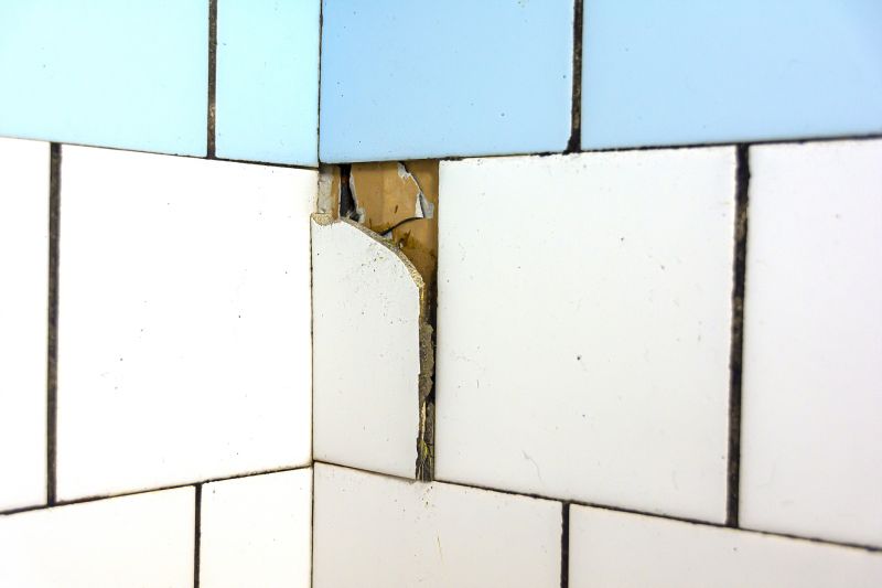 Cracked Grout Lines